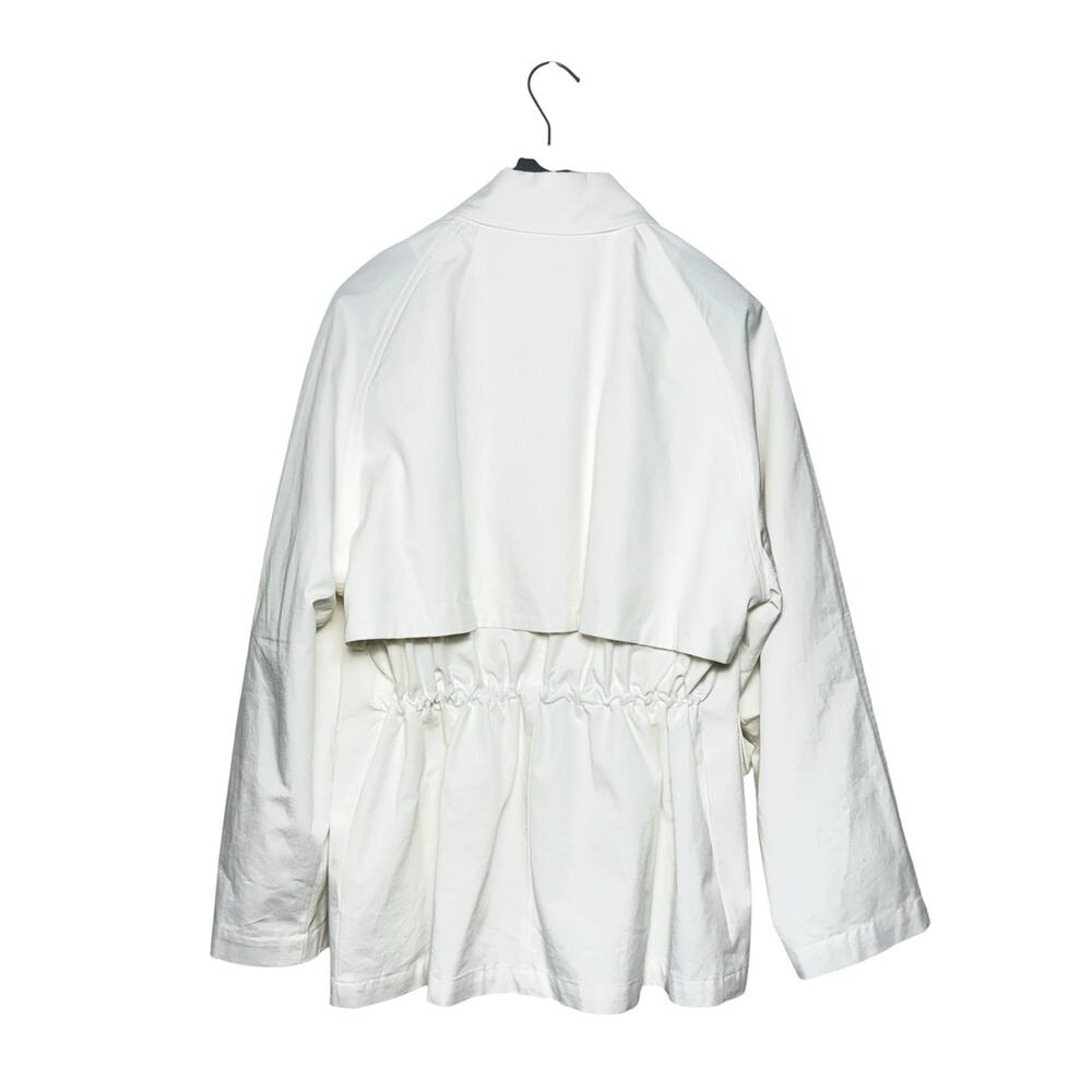 Almina Concept White Cotton Barn Jacket Small - Picture 5 of 7